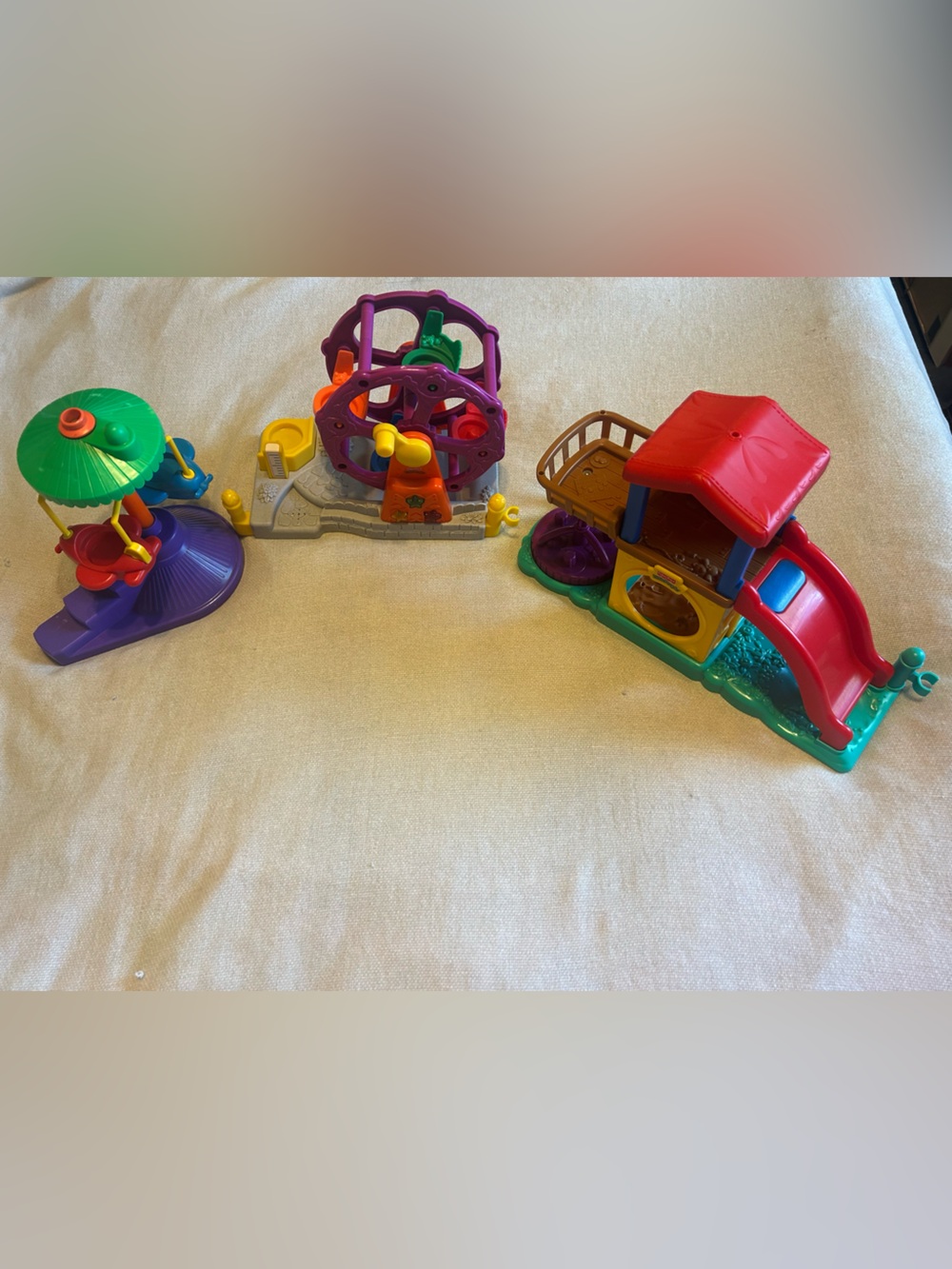 Lot of vintage Fisher-Price Little people playsets